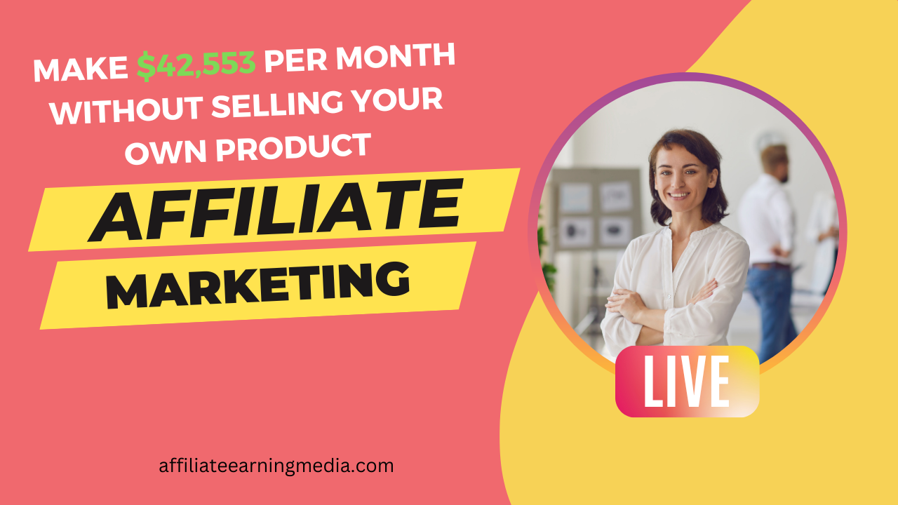 Make $42,553 Per Month WITHOUT Selling Your Own Product (Affiliate Marketing)