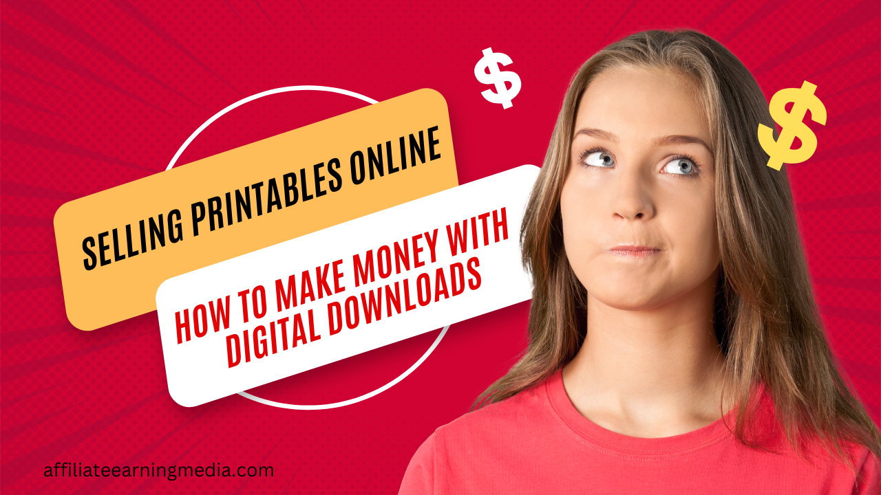Selling Printables Online: How to Make Money with Digital Downloads