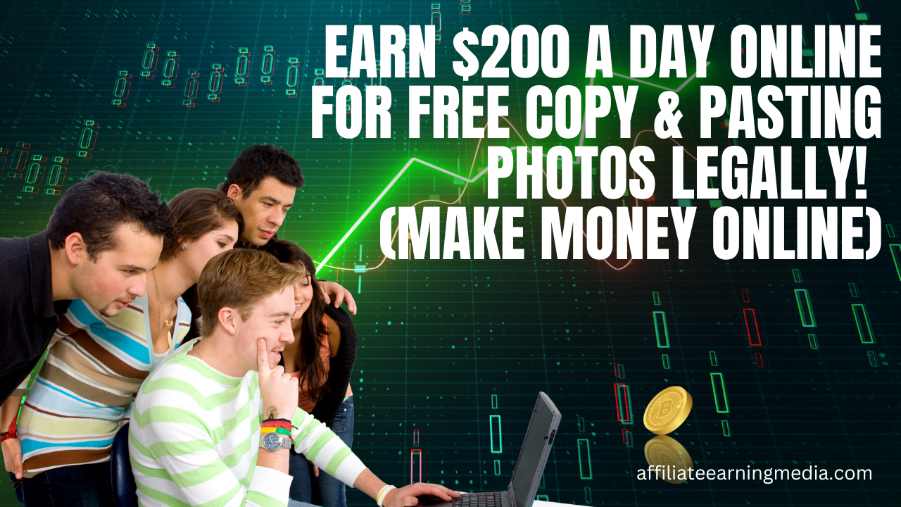 Earn $200 A DAY Online For FREE Copy & Pasting Photos Legally! (Make Money Online)