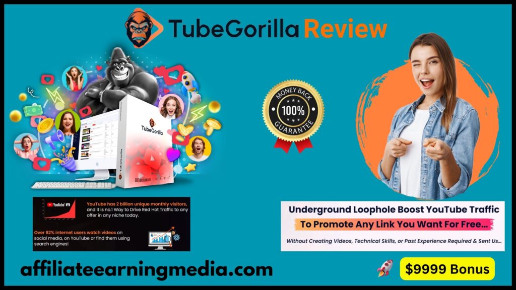 TubeGorilla Review: Underground Loophole Boost YouTube Traffic