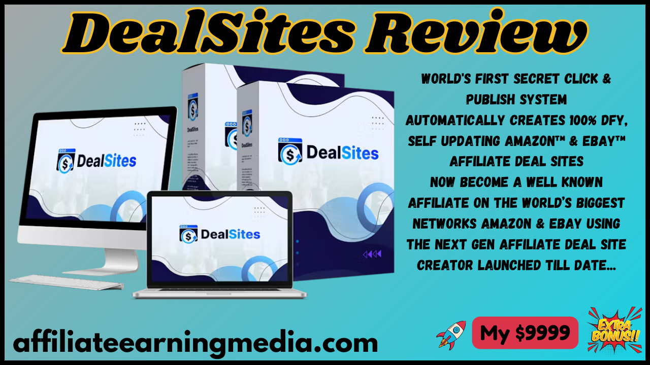 DealSites Review: Self-Updating Live Amazon & eBay Affiliate Sites