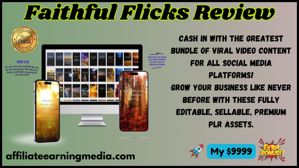 Faithful Flicks Review – Generate Viral Video Content