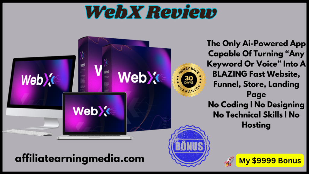 WebX Review – Create Beautiful Websites Instantly