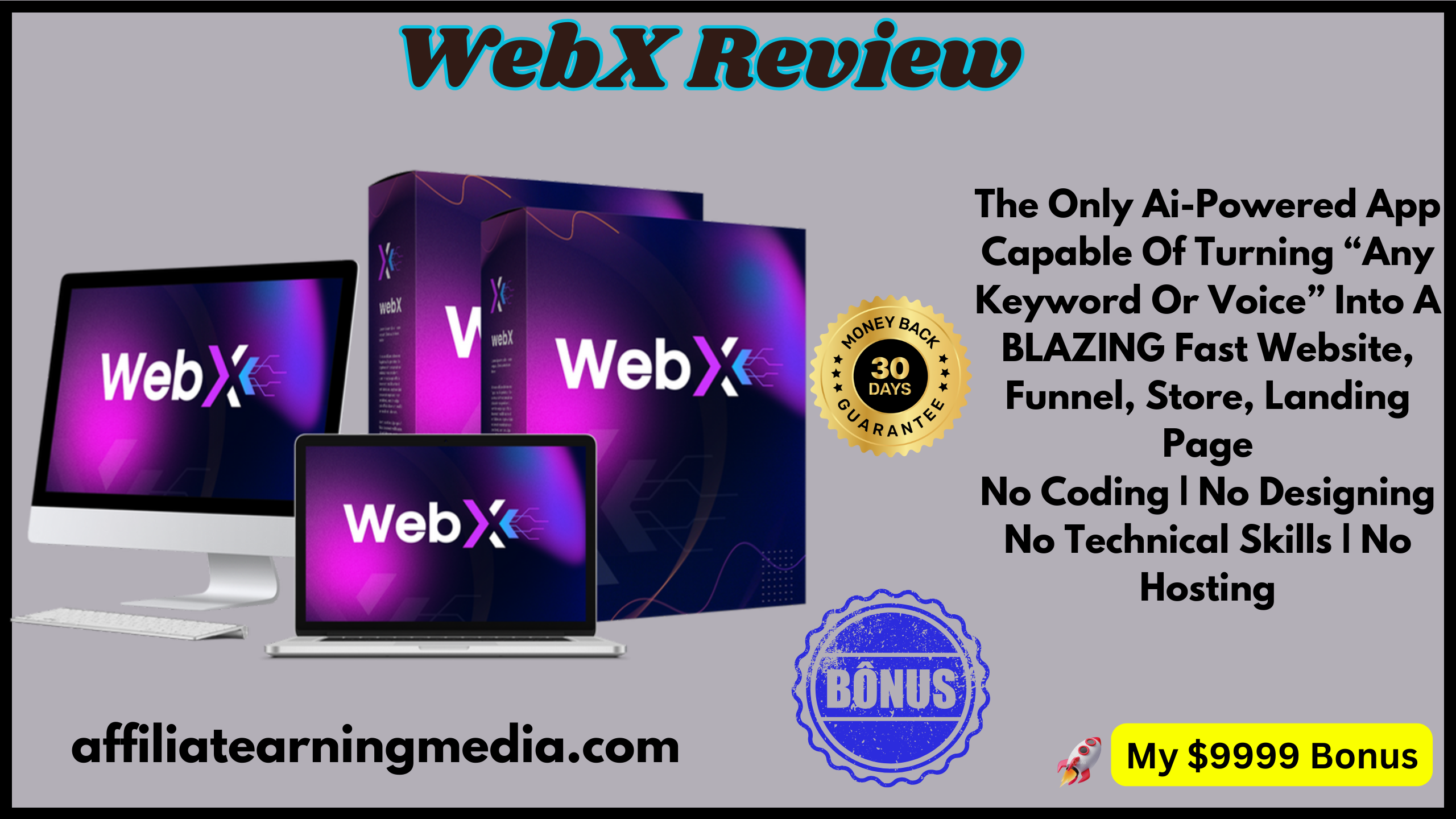 WebX Review – Create Beautiful Websites Instantly