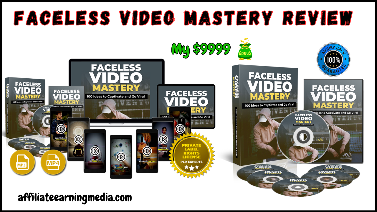 Faceless Video Mastery Review: 100 Ideas to Captivate & Go Viral