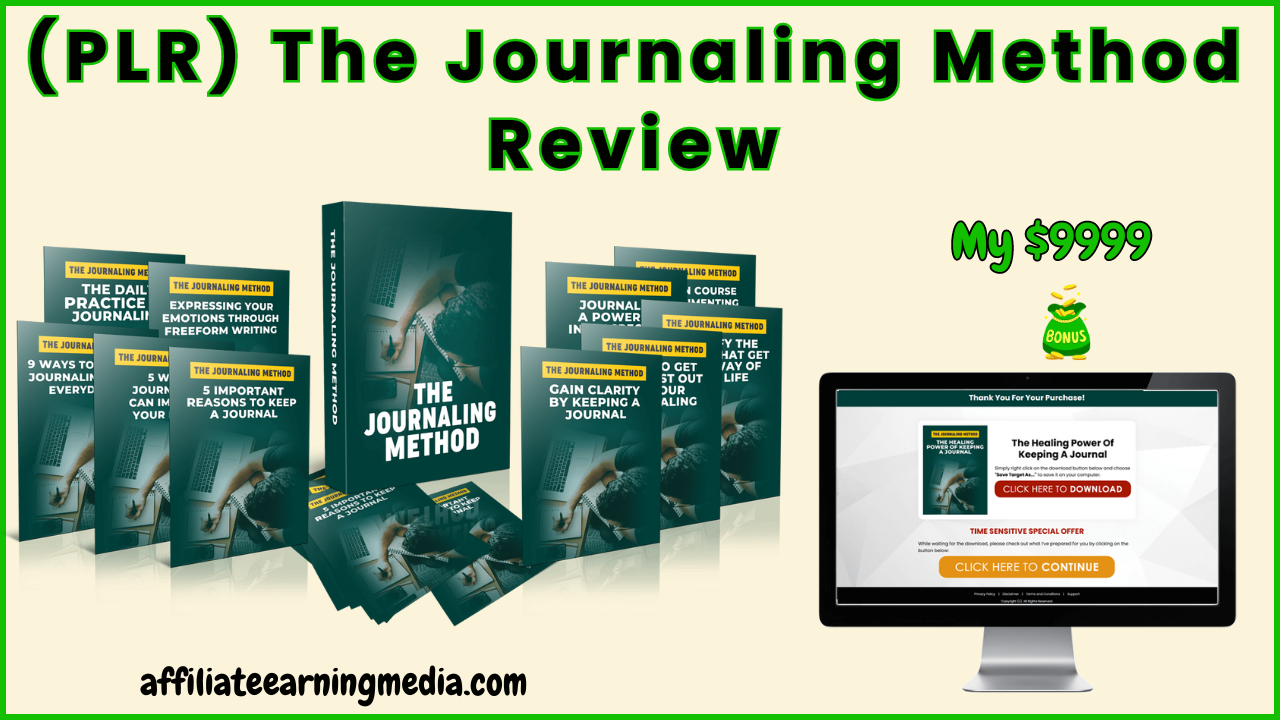 (PLR) The Journaling Method Review: Get The Premium Quality